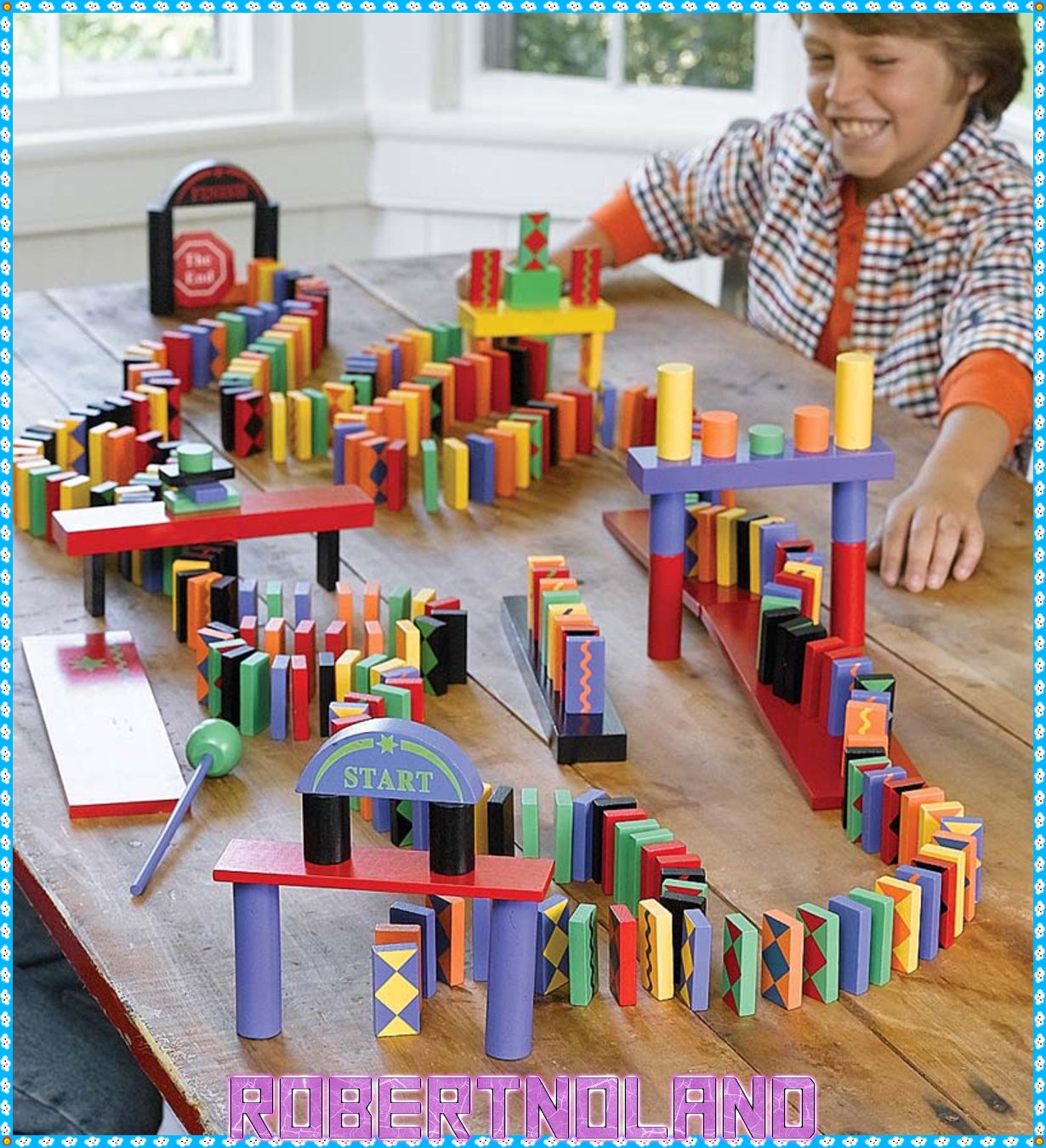 Domino Race Set, 255 pcs