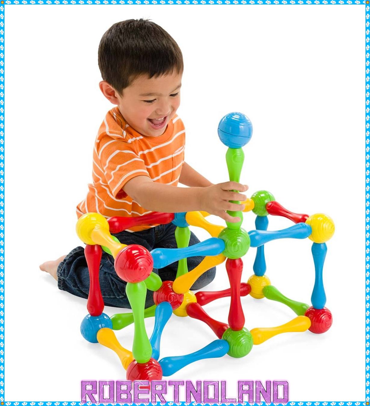 Goobi Jr. Magnetic Construction Set, 40 pcs