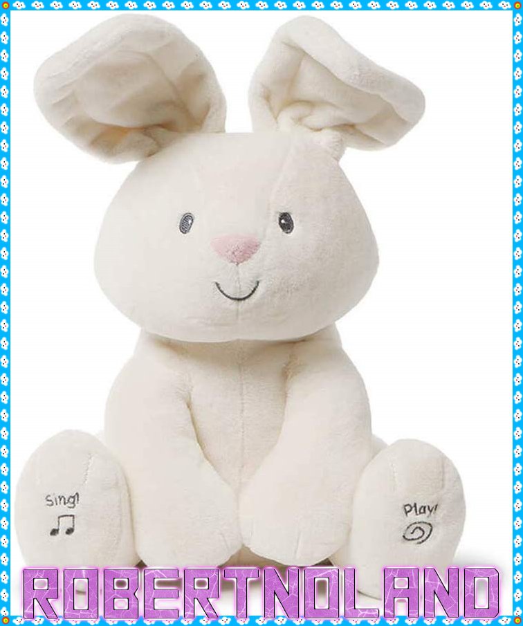 Gund, Peek-a-Boo Sing-Along Bunny "Flora"