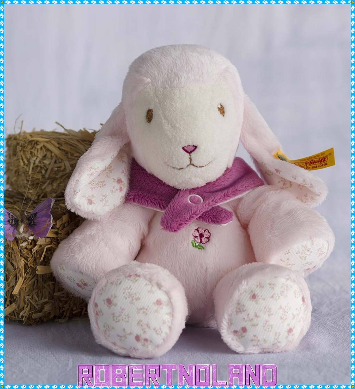 Steiff Lenchen Pink Baby Lamb