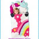 Cotton Unicorn Sleeping Bag with Carrying Strap