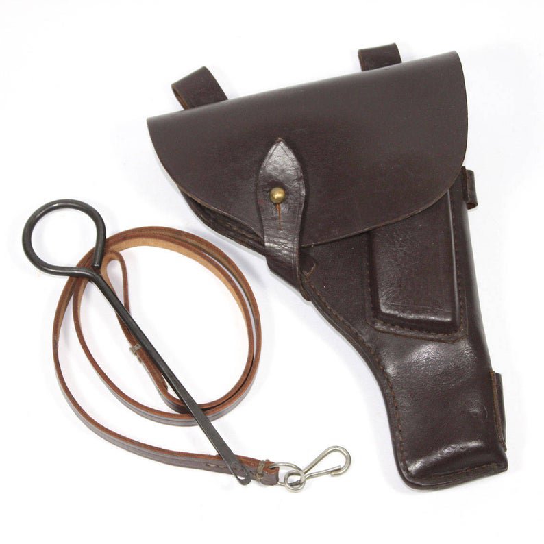 Original Soviet Tokarev TT-33 pistol belt holster with accessories Dated