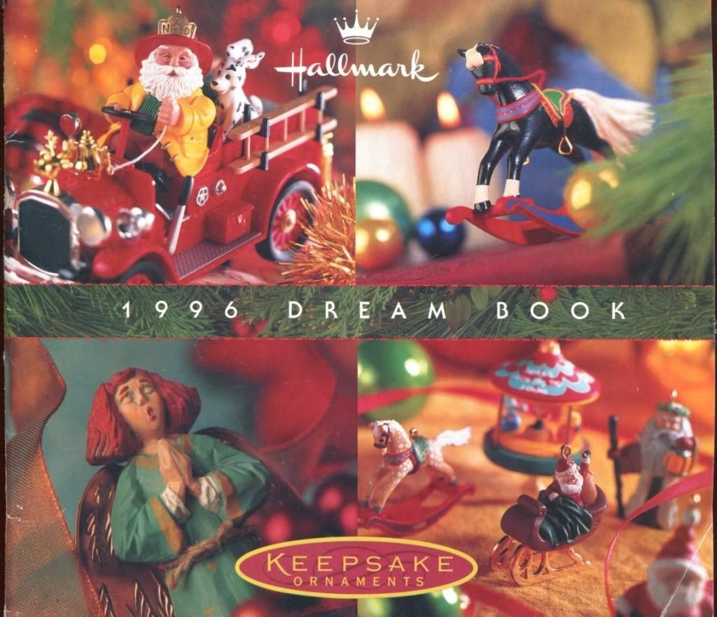 Hallmark 1996 Dream Book Keepsake Ornaments Catalog Collectible