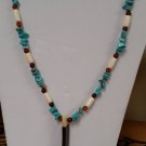 Turquoise and Bone Necklace