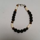 Men's Lava and Tiger's eye bracelet