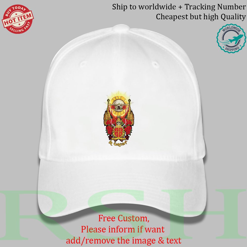 Guns N' Roses Concert Album Hats Caps