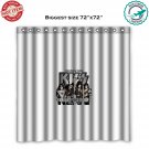 KISS BAND END OF THE ROAD WORLD TOUR Concert Album Shower Curtain