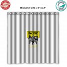 NEW ZZ TOP CELEBRATING THEIR 50TH ANIVERSARY TOUR Concert Album Shower Curtain