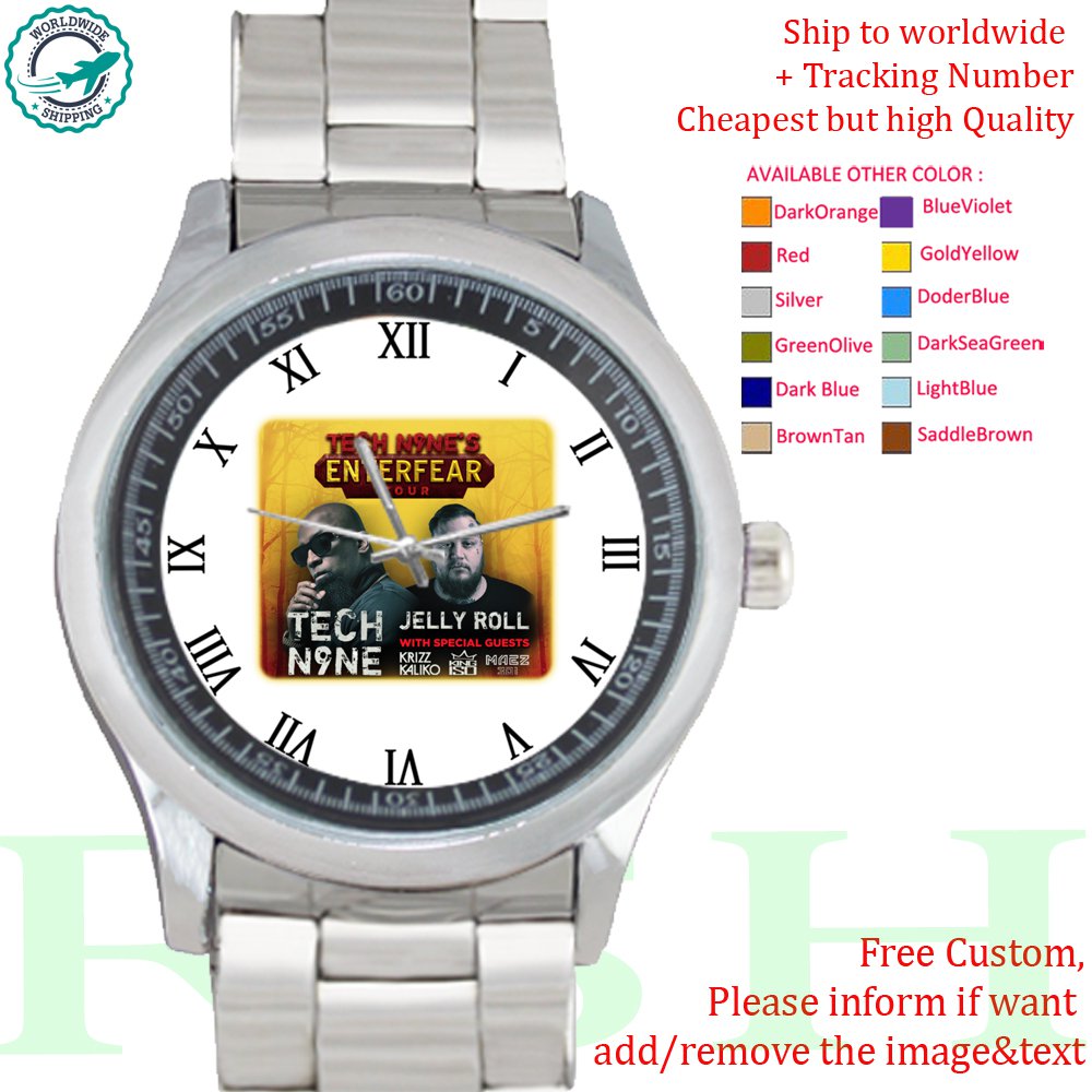 TECH N9NE, JELLY ROLL, KRIZZ KALIKO, KING ISO, MAEZ 301 ENTERFEAR TOUR Concert Album Watches