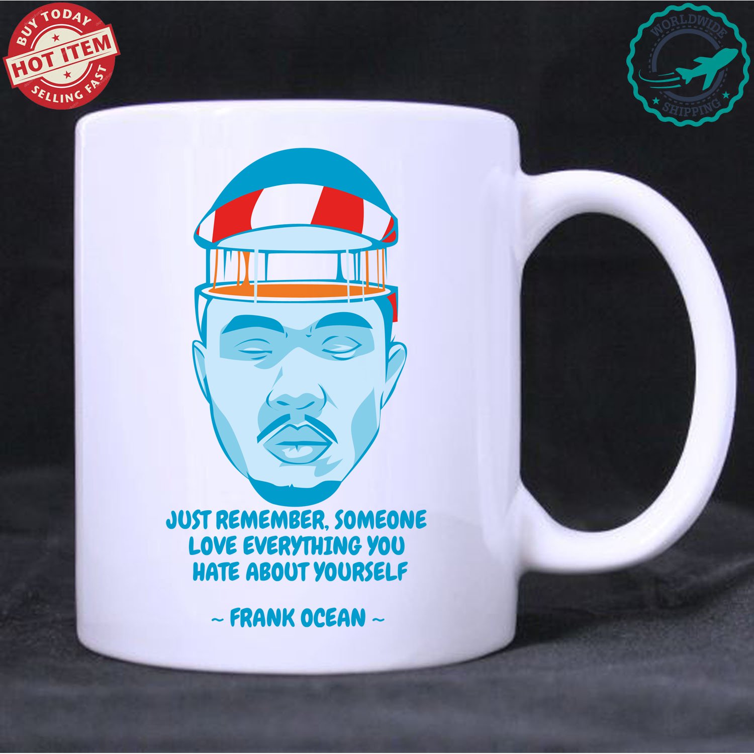3 FRANK OCEAN  BLOND Tour Concert Album Mug