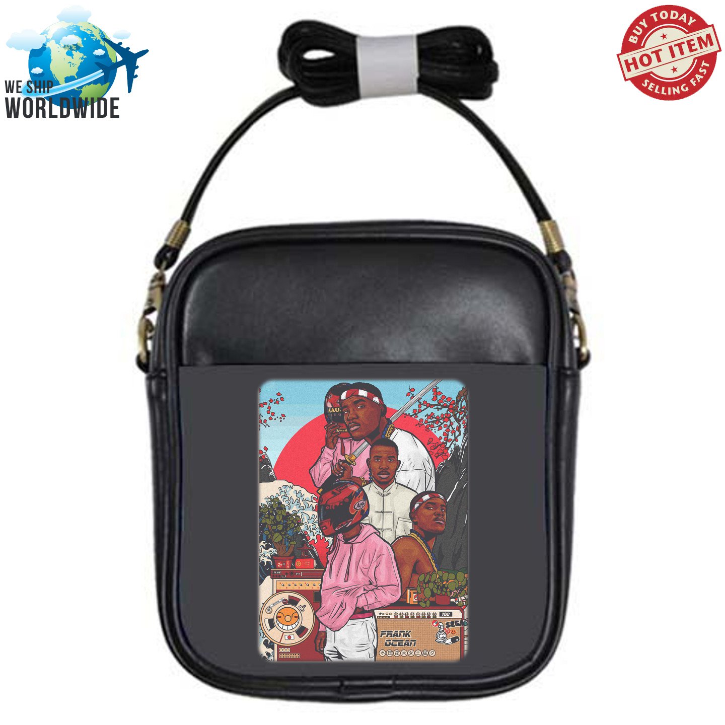 4 FRANK OCEAN  BLOND Tour Concert Album sling bags