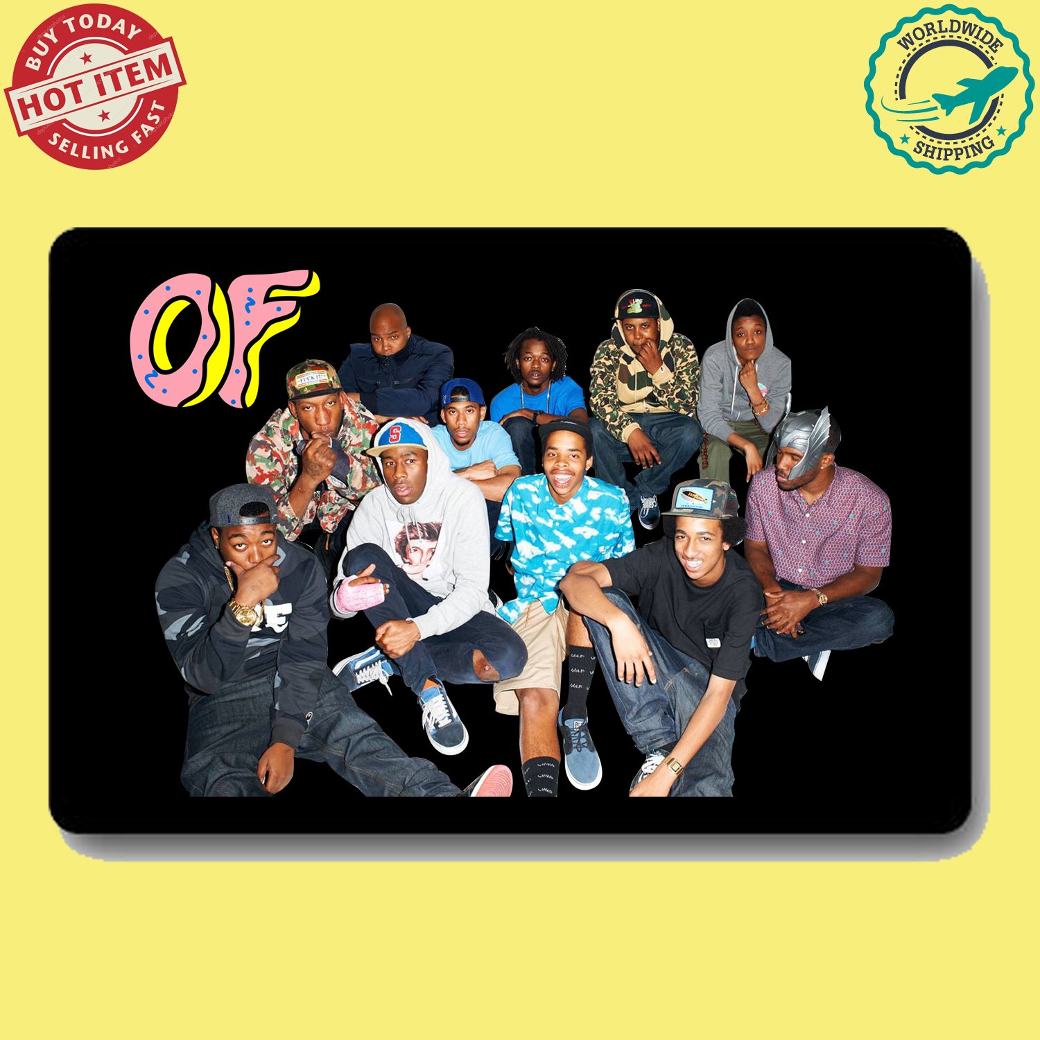 4 ODD FUTURE THE OF TAPE VOL.2 Tour Concert Album Doormat