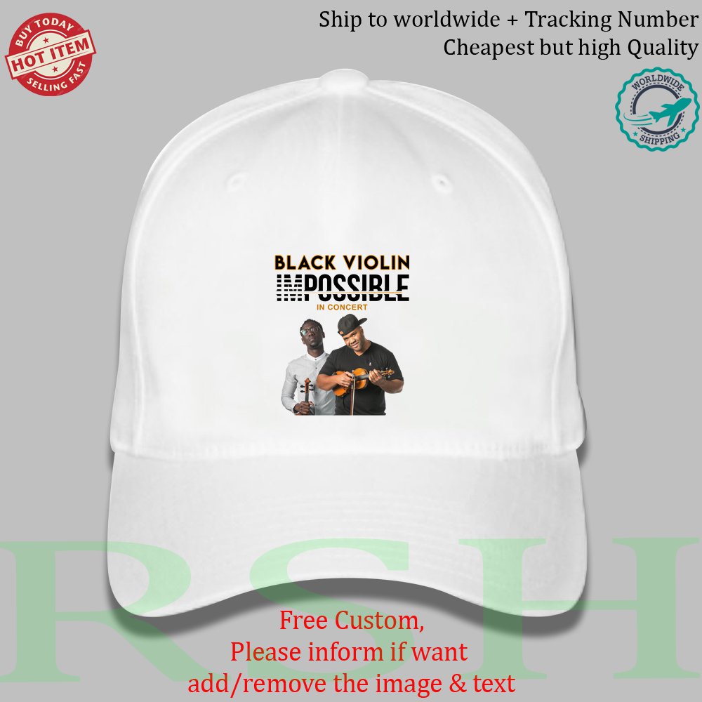 BLACK VIOLIN IMPOSSIBLE TOUR Concert Album Hats Caps