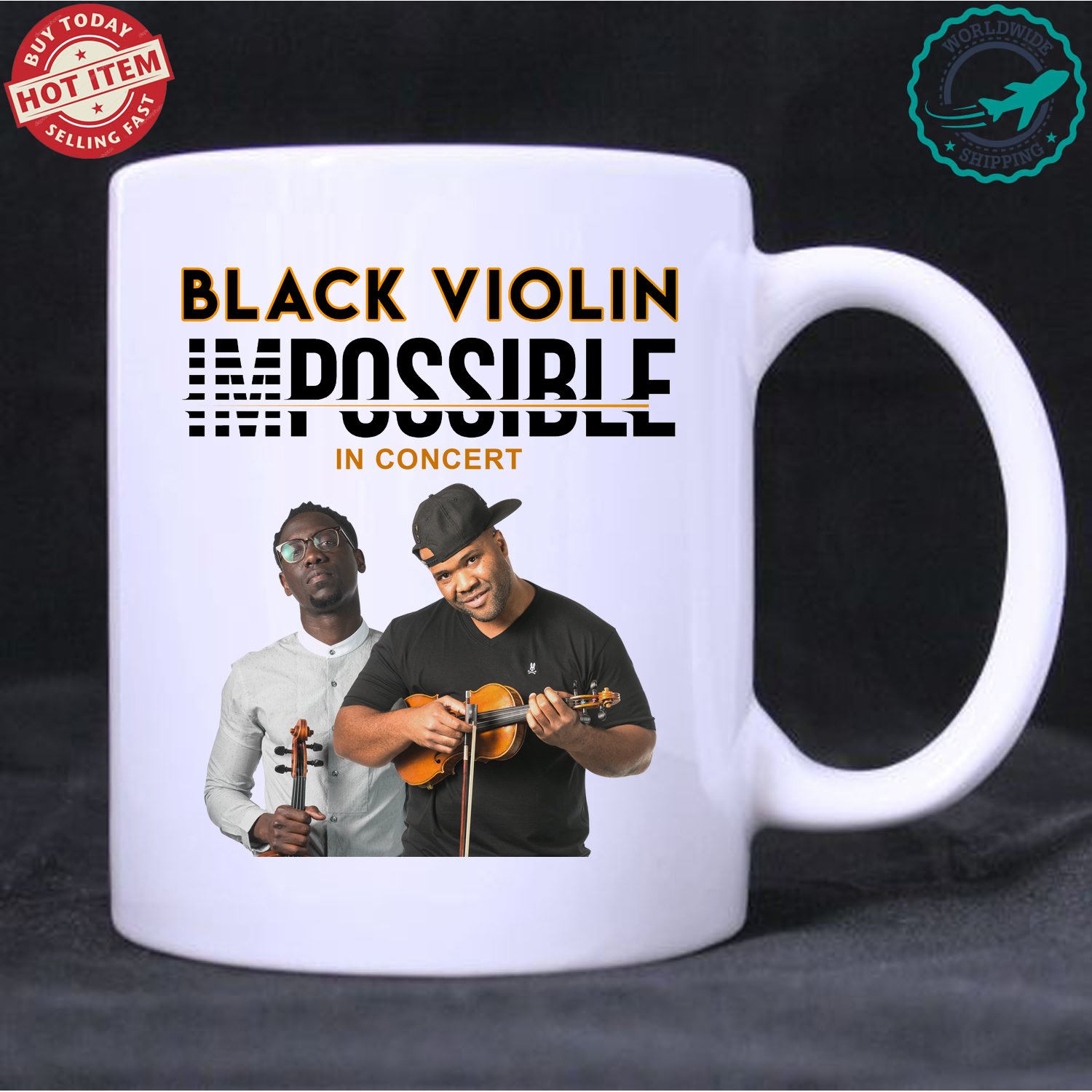 BLACK VIOLIN IMPOSSIBLE TOUR Concert Album Mug