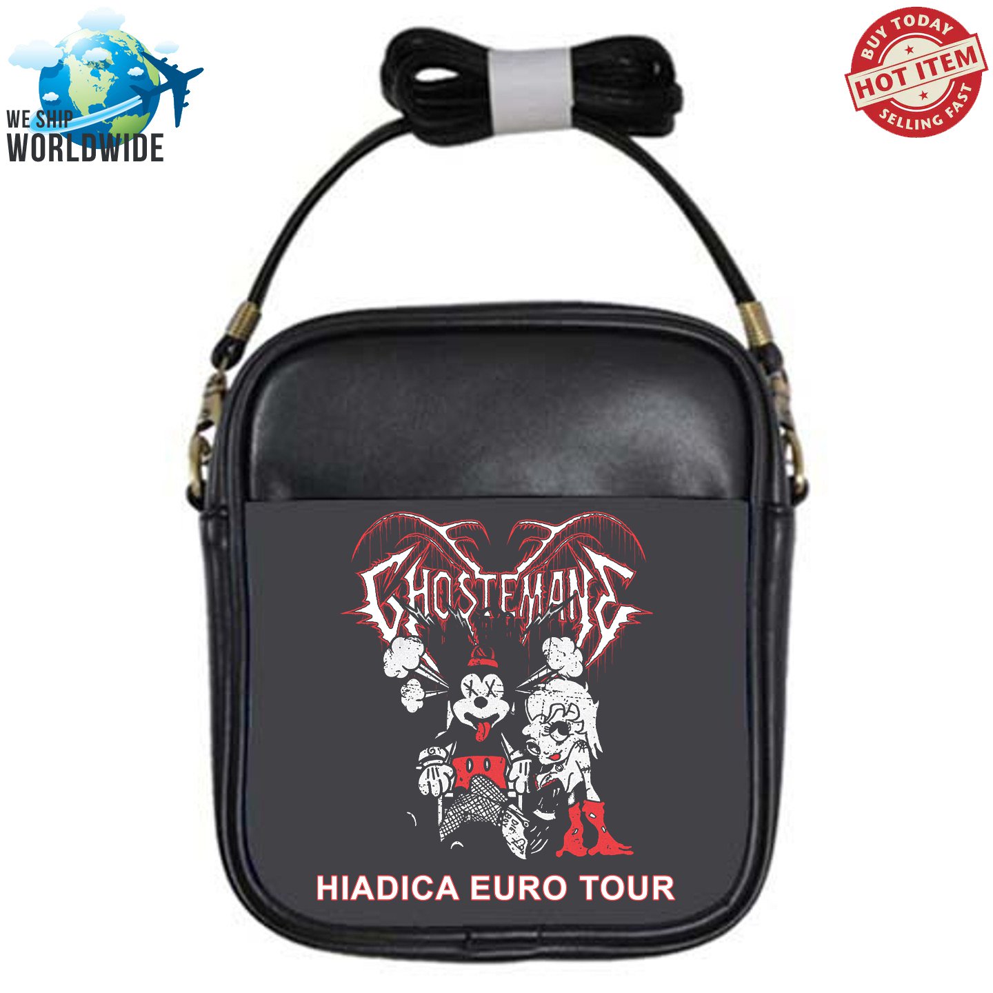 GHOSTEMANE HIADICA EURO TOUR Concert Album sling bags