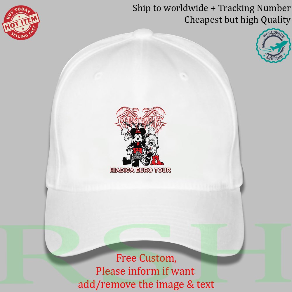 GHOSTEMANE HIADICA EURO TOUR Concert Album Hats Caps