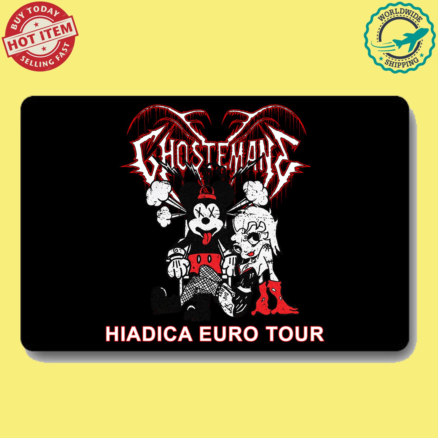 GHOSTEMANE HIADICA EURO TOUR Concert Album Doormat
