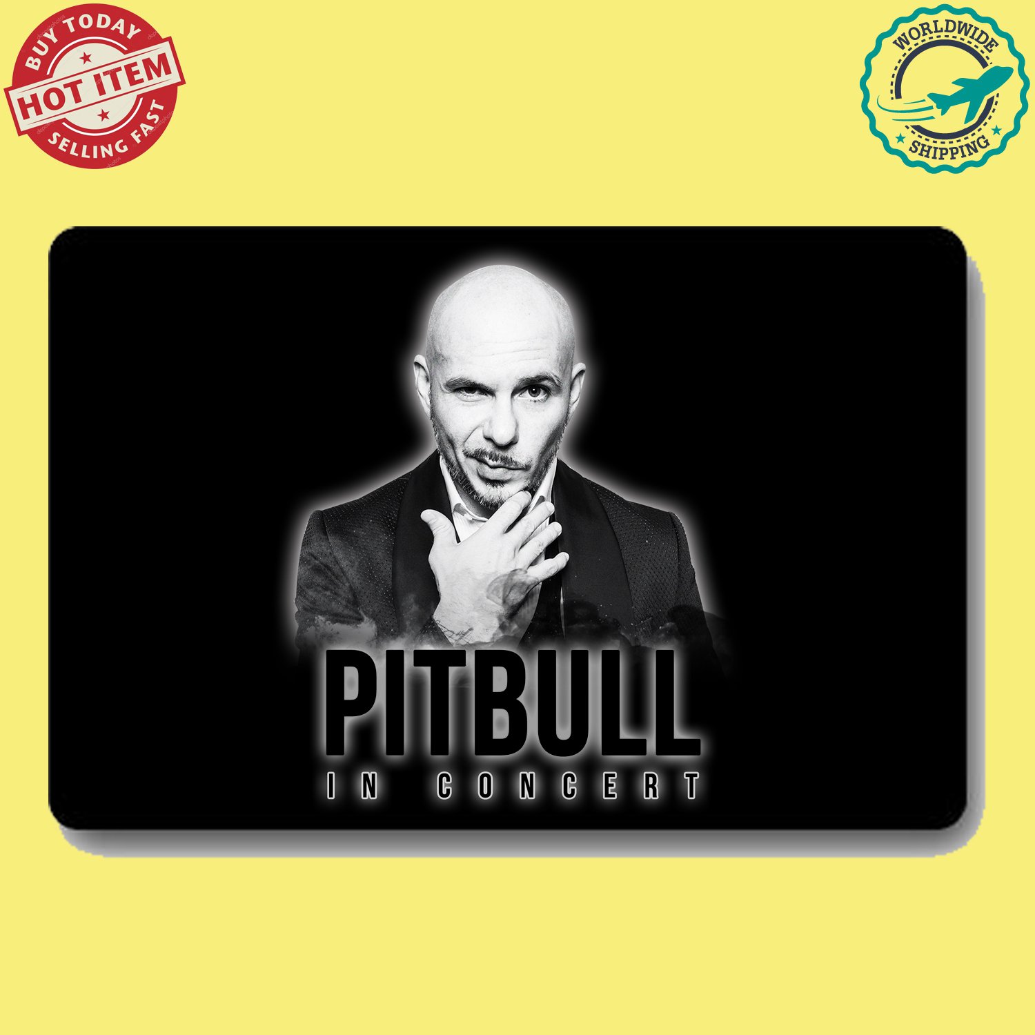 PITBULL RAPPER TOUR Concert Album Doormat