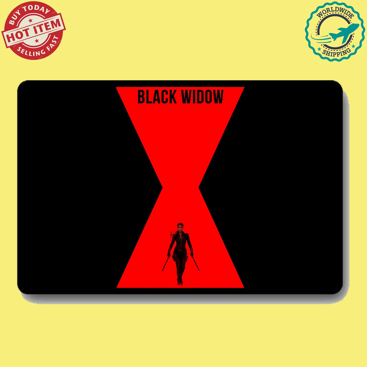 1 BLACK WIDOW Concert Album Doormat