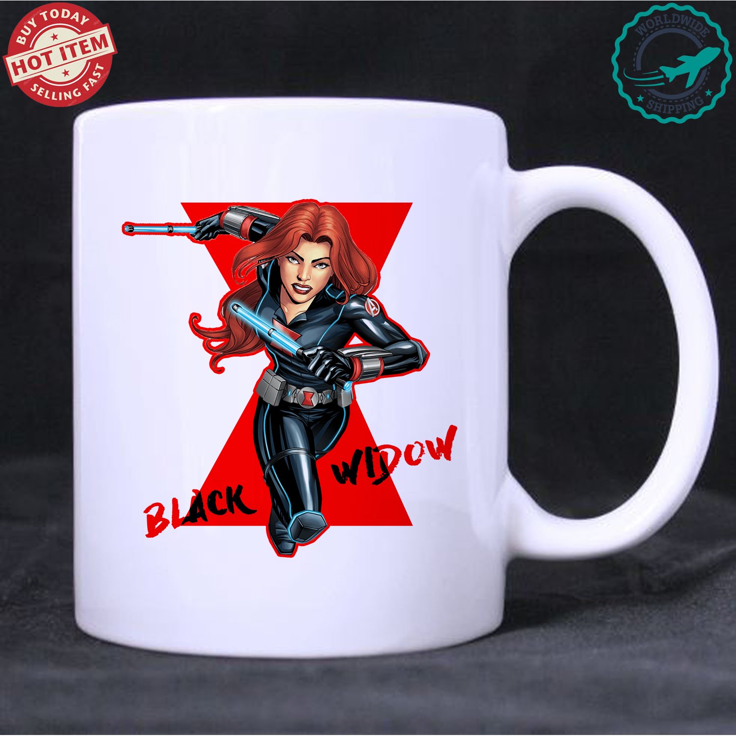 3 BLACK WIDOW Concert Album Mug
