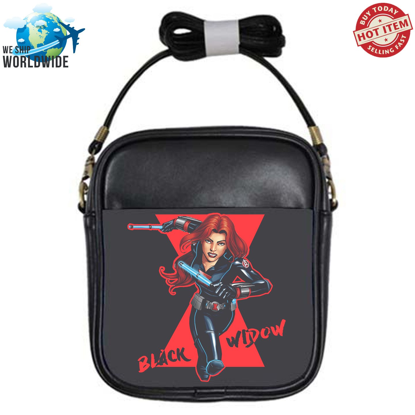 3 BLACK WIDOW Concert Album sling bags
