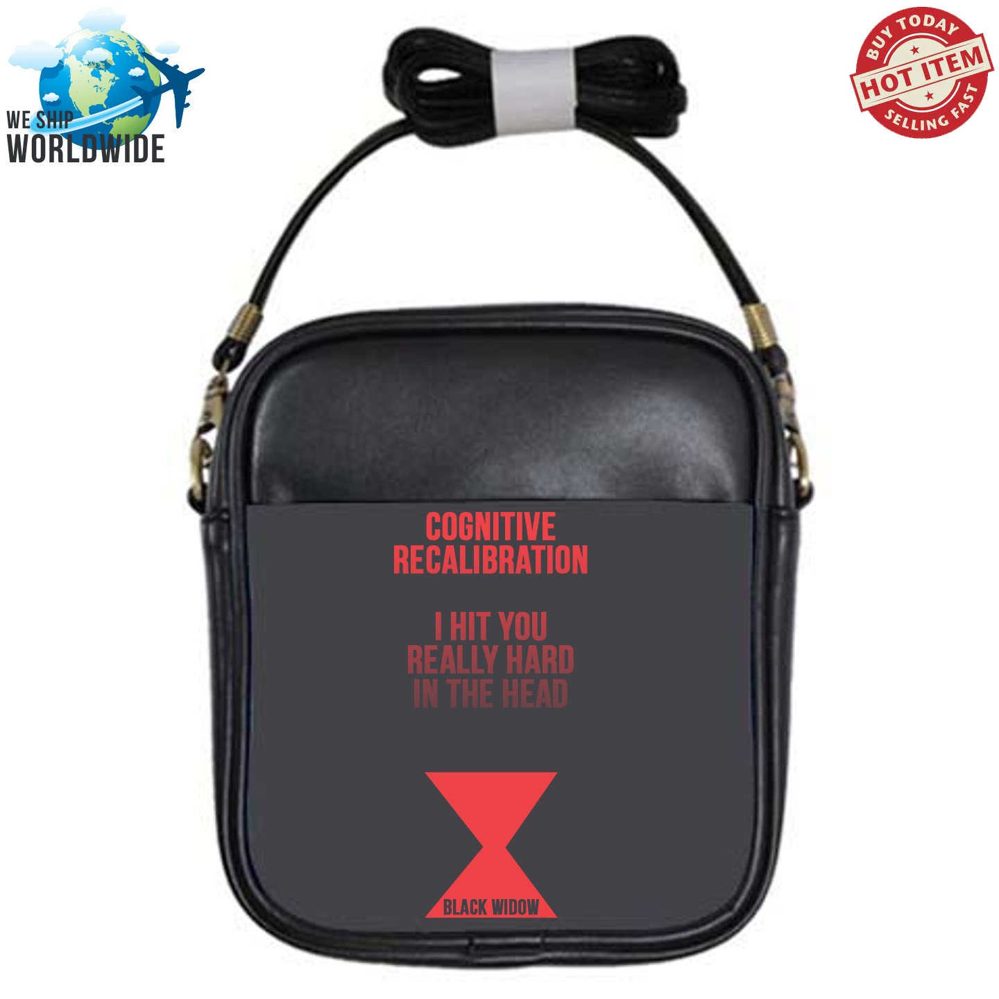 4 BLACK WIDOW Concert Album sling bags