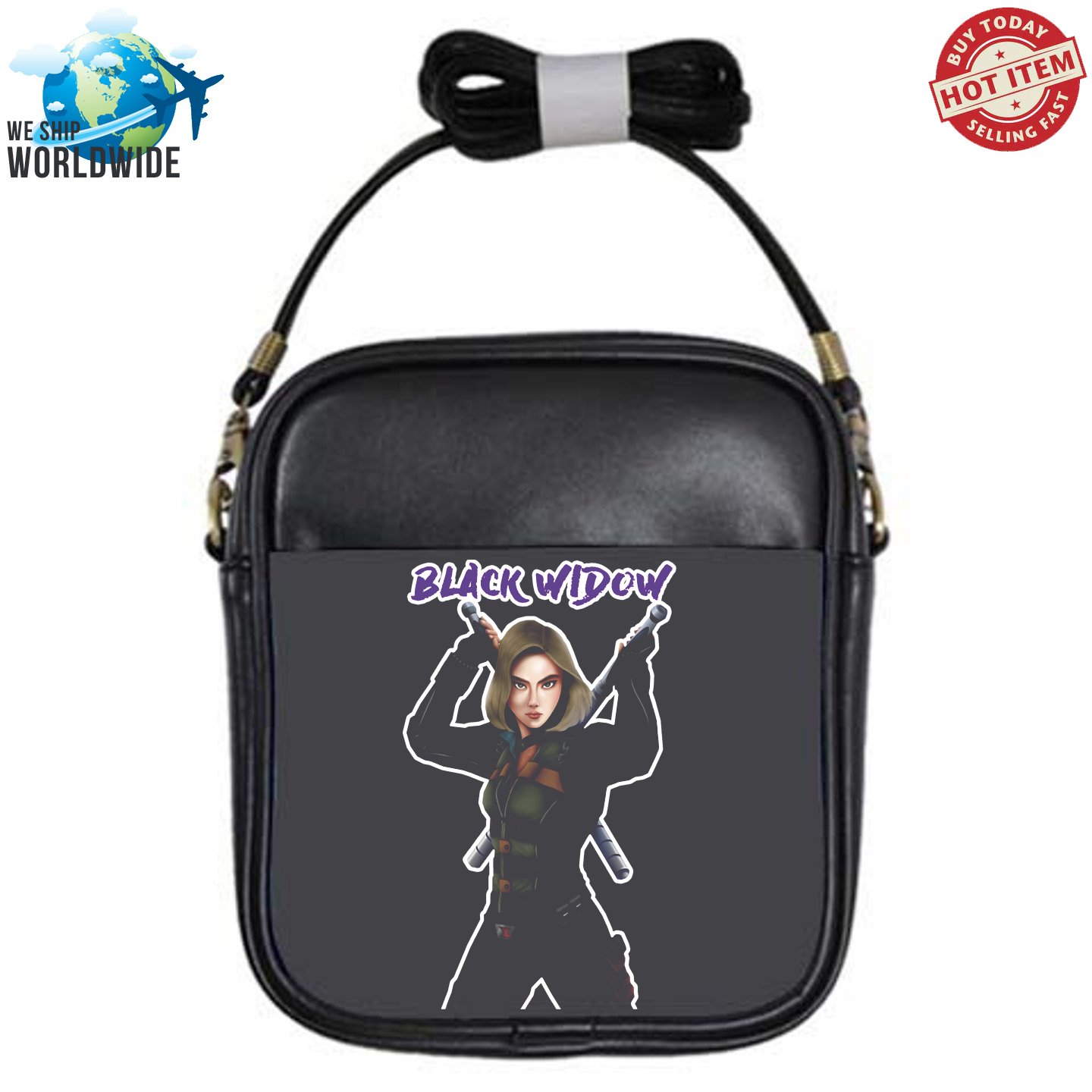 5 BLACK WIDOW Concert Album sling bags