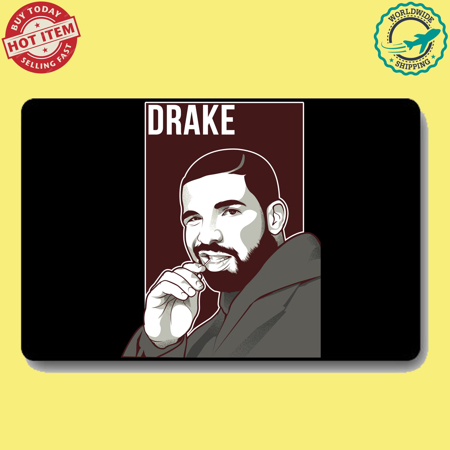 5 DRAKE CARE PACKAGE Concert Album Doormat