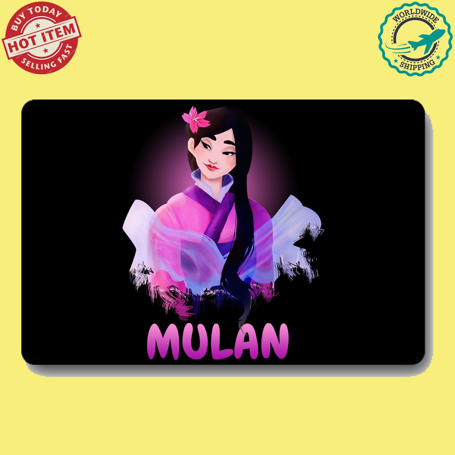 3 MULAN Concert Album Doormat