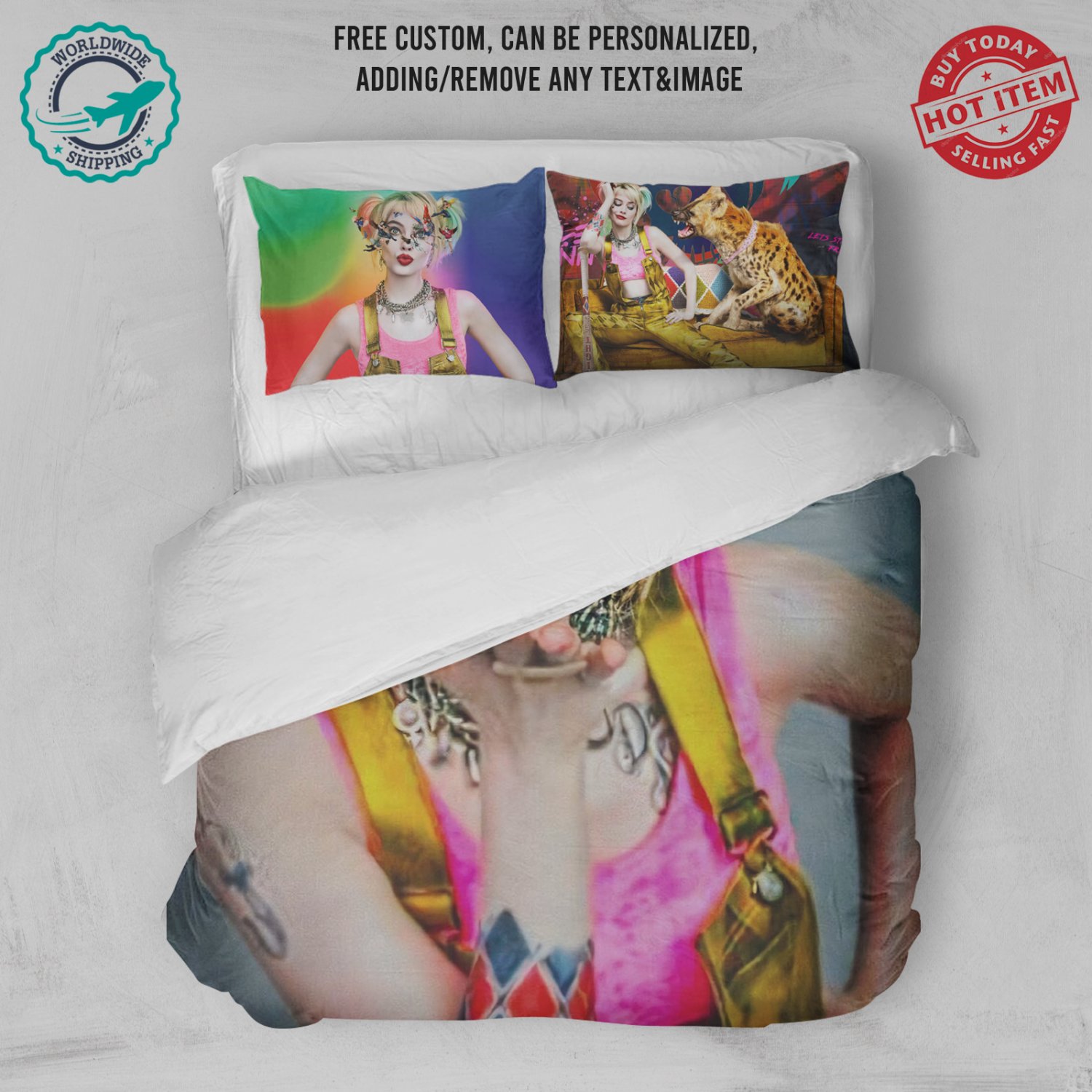 BIRD OF PREY HARLEY QUINN bedding set