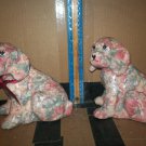 lot of 2 paper mache dogs