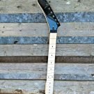 BLACK REVERSE HEAD BANANA HOCKEY GUITAR NECK  MAPLE FLOYD LOCK NUT SHRED NECK