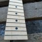 BLACK REVERSE HEAD BANANA HOCKEY GUITAR NECK  MAPLE FLOYD LOCK NUT SHRED NECK