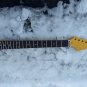 ROSEWOOD MAPLE SHRED GUITAR NECK WITH LOCKING NUT PROJECT Stainless Steel FRETS
