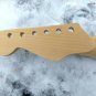 22 fret custom natural canadian maple strat guitar neck replacement fits fender