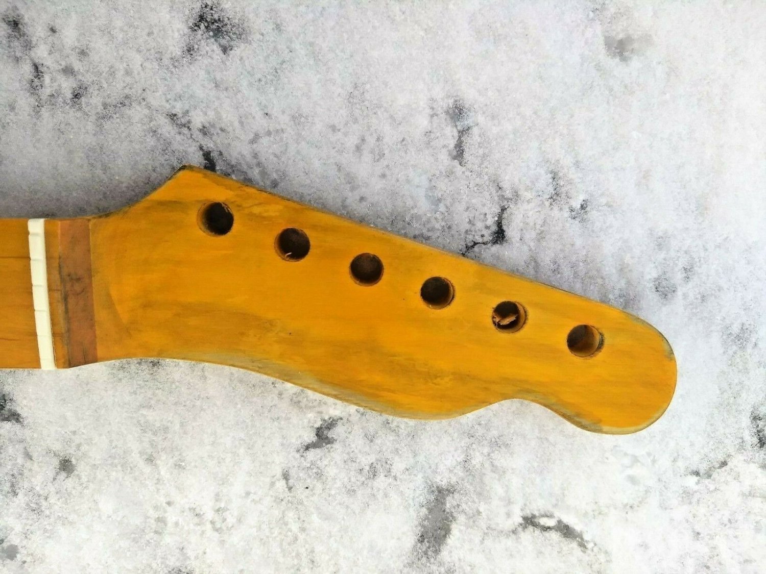 VINTAGE RELIC MAple TeLE GUITAR NECK  STEEL FRETS FITS OEM GUITAR NECK PROJECT