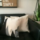 handmade mountain pattern cotton and polyester cushion cover