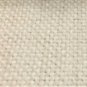 handmade black and white X cotton and polyester cushion cover