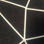 handmade geometric pattern black and white cushion cover pillow case covers