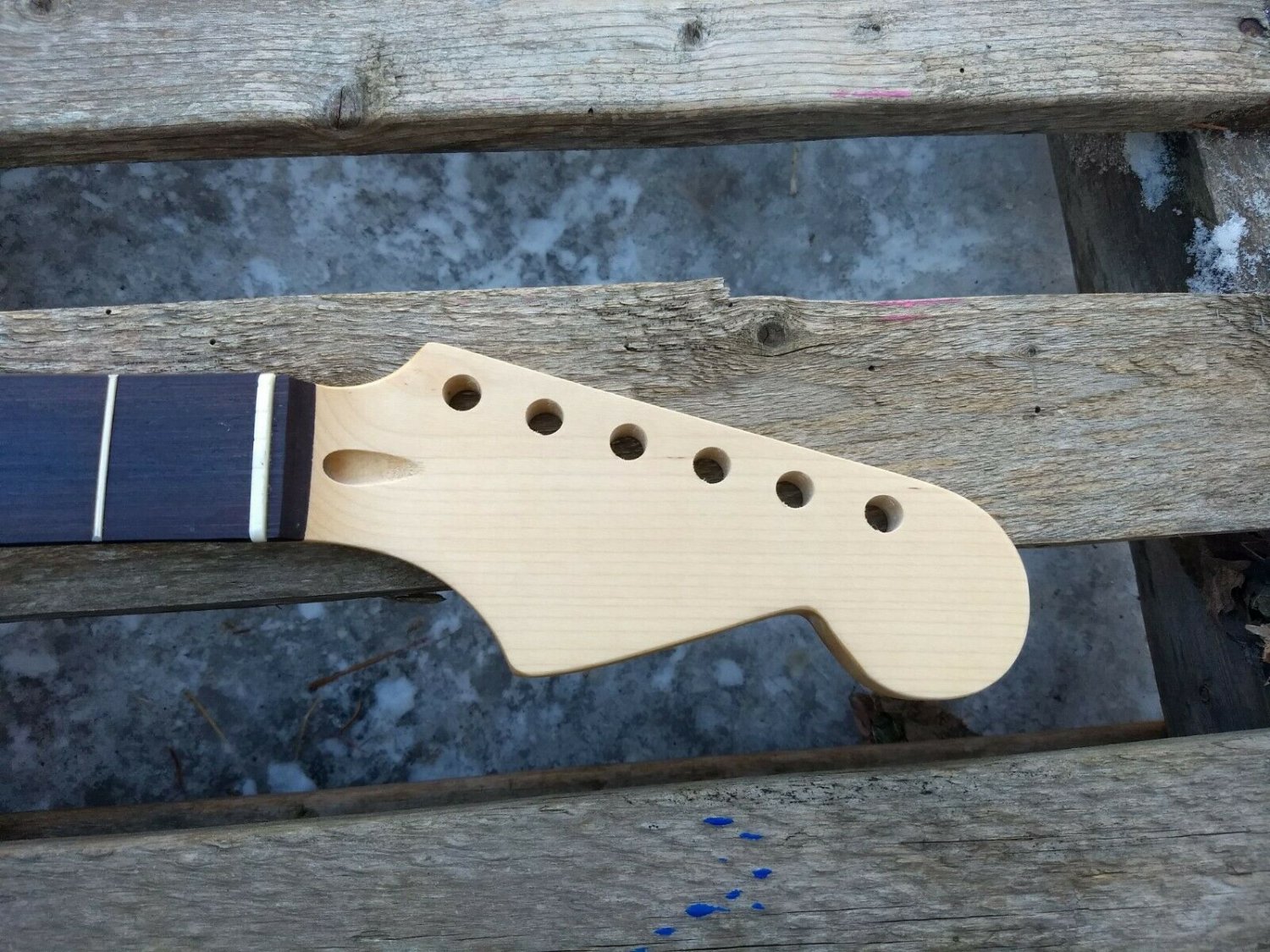 NO INLAY CBS ST GUITAR NECK MAPLE  Steel FRETS FITS OEM SPECS GUITAR NECK