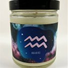 Aquarius Personalized Zodiac Horoscope Candle - Choose your Scent - Add Message