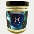 Pisces Personalized Zodiac Horoscope Candle - Choose your Scent - Add Message