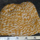 Adorable Multi Colored Hand Knit Stocking Cap. Crafted in USA Gold Tan