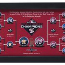 Washington Nationals Framed 7x13 2019 MLB World Series Bracket Photo