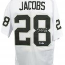 Josh Jacobs Signed Custom White Pro-Style Football Jersey BAS
