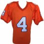 Deshaun Watson Custom Orange College Style Football Jersey Medium
