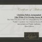Christian Pulisic Signed 2018 Prestige Nike Team USA Nike Soccer Ball Panini