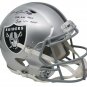 Josh Jacobs Signed Raiders Full Size Speed Authentic Helmet 2x Inscriptions BAS