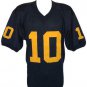 Tom Brady Custom Blue College Football Jersey Size Large
