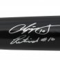 Chipper Jones Atlanta Braves Signed Rawlings Baseball Bat Retired #10 Insc JSA